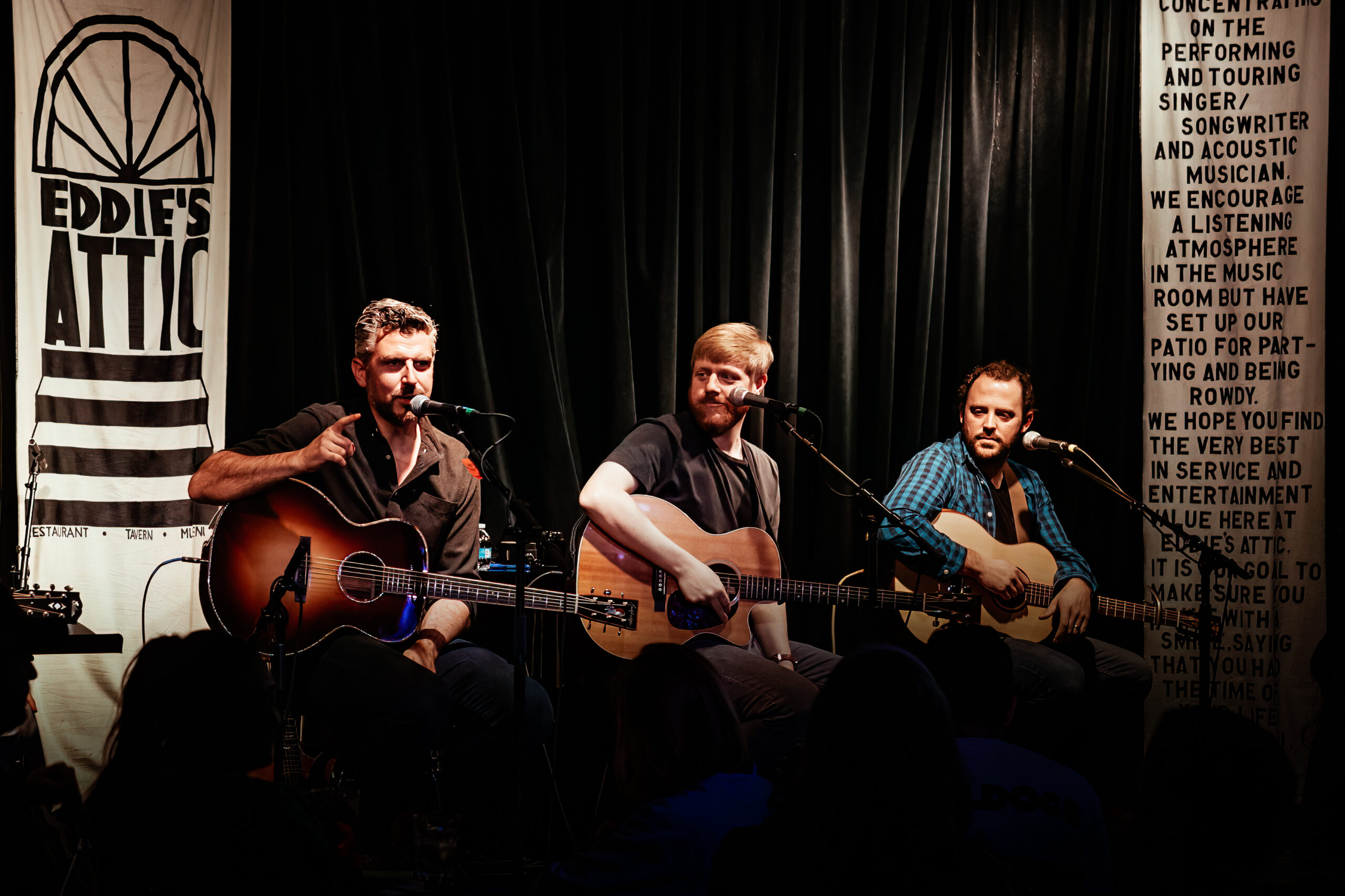 Songwriters In The Row: Cliff Corr, Franklin Engram and Aaron Lee (Photo by Lindsay Ann Photography courtesy of the group)
