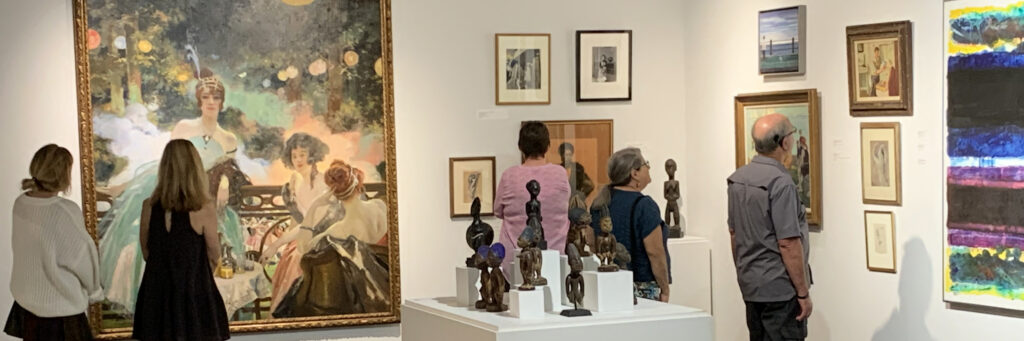 Museum members view East Gallery exhibition